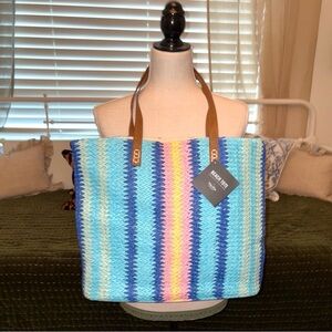 Martha Stewart Multicolor Striped Tote